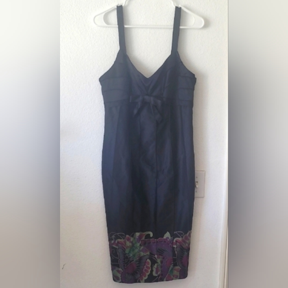 Betsey Johnson 100% Silk Midi Dress 🖤